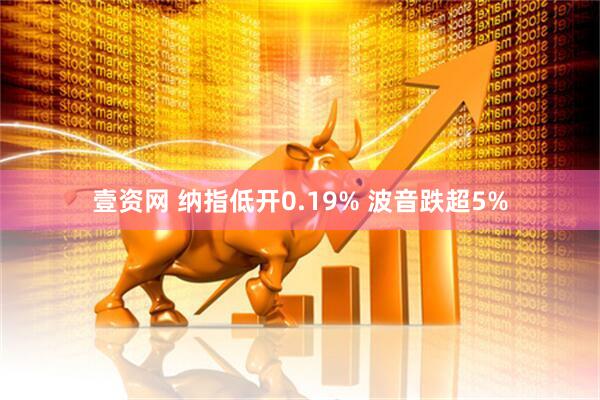 壹资网 纳指低开0.19% 波音跌超5%