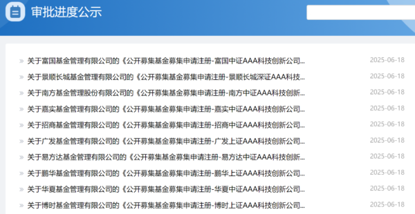 东信证券 10家公司火速上报，首批科创债ETF来了